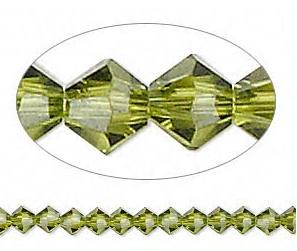 50 יח' Olivine קריסטל סברובסקי, 4ממ