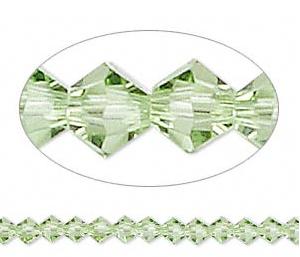 50 יח' Peridot קריסטל סברובסקי, 4ממ