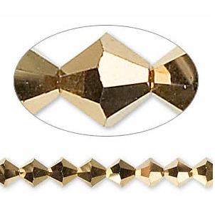 20 יח' Crystal Aurum 2X קריסטל סברובסקי, 4ממ