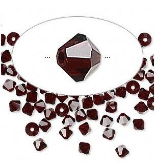 60 יח' Garnet קריסטל סברובסקי , 3ממ