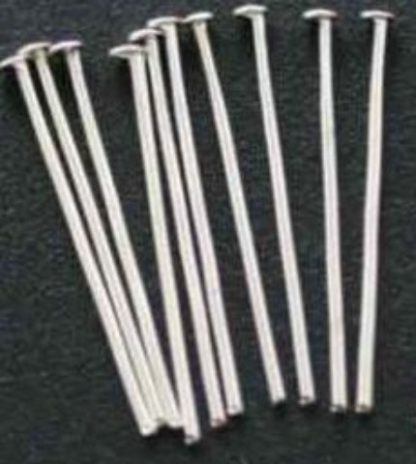 100 יח' ראש סיכה 26ממ Sterling Silver 925