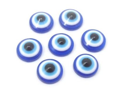 1000 עיניים לבובות, אקריל, כחול, 6ממ