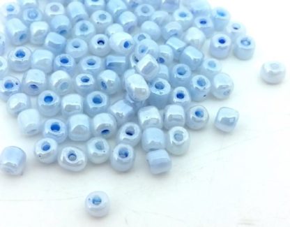 500 חרוזי וונציה תכלת, 4ממ