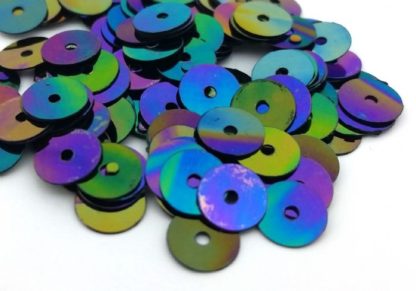 500 יח' פייטים שטוחים, 6ממ, שחור AB