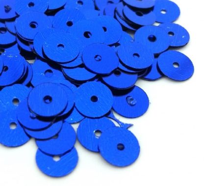 500 יח' פייטים שטוחים, כחול כהה, 6ממ