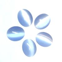20 קבושונים להדבקה, עין החתול, תכלת, 8X10